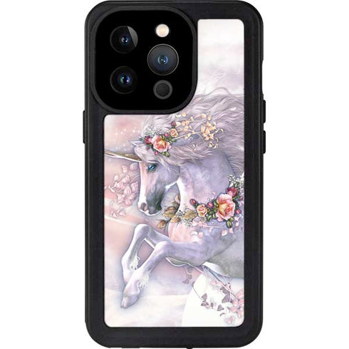 Spring Flight Unicorn by Laurie Prindle iPhone 15 Pro Waterproof Case